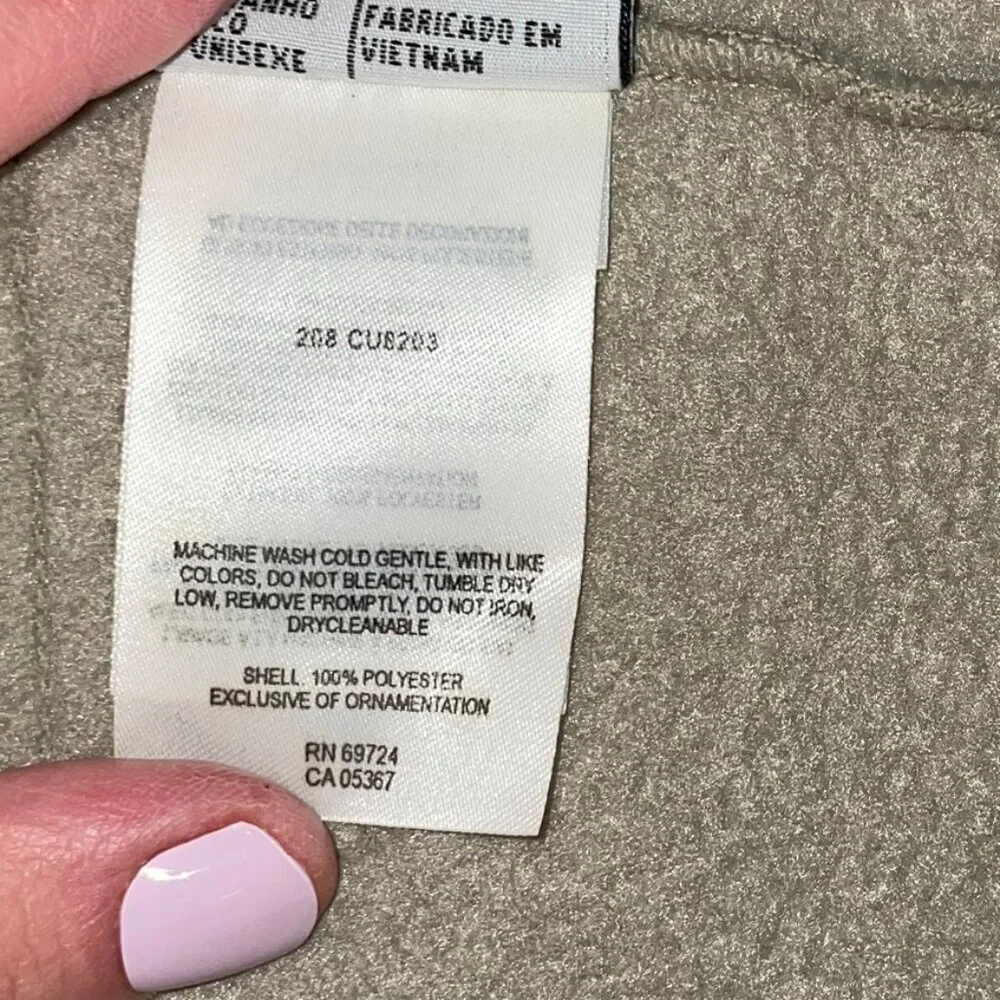 Vintage Columbia Fleece Head Band Neck Gaiter Warmer Tan One Size Unisex‎